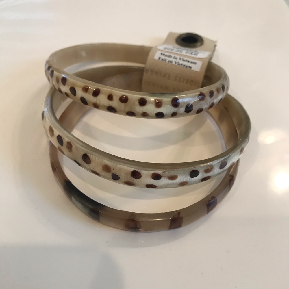 Anthropologie bangle set